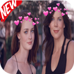 photo booth heart effect flower crown