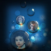 Bubbles Photos Live Wallpapers icono