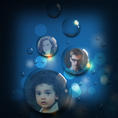 Bubbles Photos Live Wallpapers simgesi