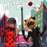 Run the girl and cat beetle