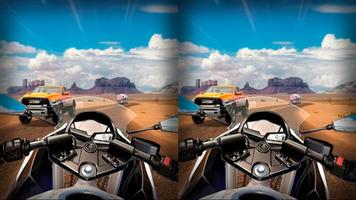 Traffic Highway Rider Moto Racer VR تصوير الشاشة 1