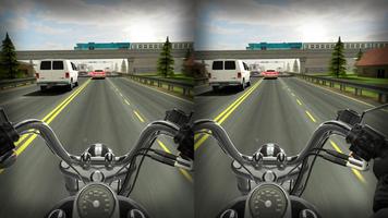 Traffic Highway Rider Moto Racer VR تصوير الشاشة 2