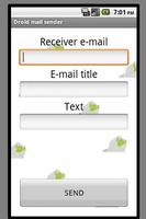 Droid easy email sender Screenshot 1