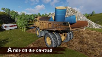 Dump Truck Off-Road 3D Affiche