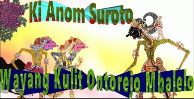 Wayang Kulit Ki Anom S: Ontorejo Mbalelo Plakat