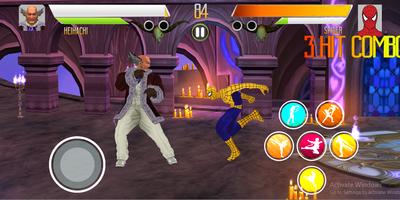 Heihachi vs avengers spider : kung fu infinity war Affiche