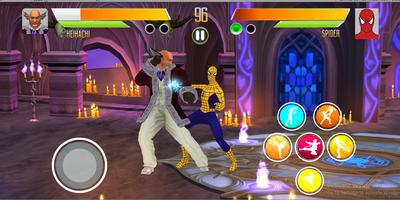 Heihachi vs avengers spider : kung fu infinity war capture d'écran 2