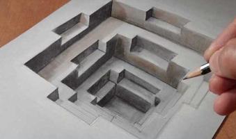 DIY 3D Drawing پوسٹر