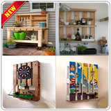 DIY erstaunliche hölzerne Paletten-Projekt-Ideen. Zeichen