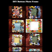 Poster DIY Buttons Fhoto Frame