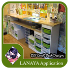 DIY Craft Desk Design Ideas icône