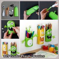 DIY Crafts plastic flessen-poster