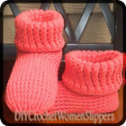 DIY Crochet Femmes chaussons icône