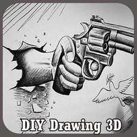 DIY Drawing 3D Affiche