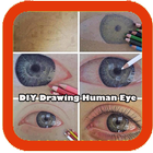 DIY Dessin Oeil humain icône