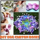 DIY Egg Carton Roses آئیکن