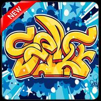 DIY 3D Graffiti Art Design Affiche