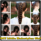 DIY Little Hairstyles Girl icône