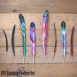 DIY Painting Feather Art