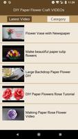DIY Paper Flower Craft VIDEOs تصوير الشاشة 1