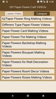 DIY Paper Flower Craft VIDEOs تصوير الشاشة 2