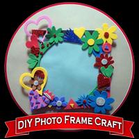 DIY Photo Frame Craft پوسٹر