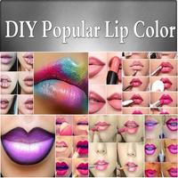 DIY Popular Lip Color Affiche
