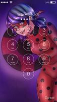 Miraculous Ladybug ART PIN Security Wallpaper постер