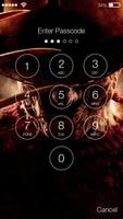 Nightmare Before Christmas Pattern PIN Lock Screen poster