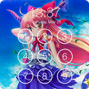 Anime ART Girl HD Wallpaper Password Lock Security-APK