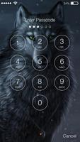 Dangerous Alpha Wolf PIN Password Lock Screen Cartaz