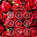 Roses Lock Screen Beautiful Flower Phone Slide PIN-APK