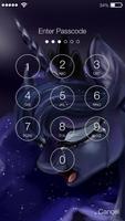 Unicorn Princess Moon Lock Security HD Wallpaper ảnh chụp màn hình 1