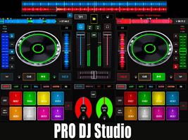 DJ Mixer Music Studio Affiche