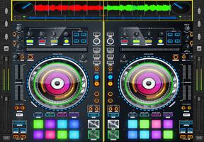 DJ Software : Music player & Mixer Affiche