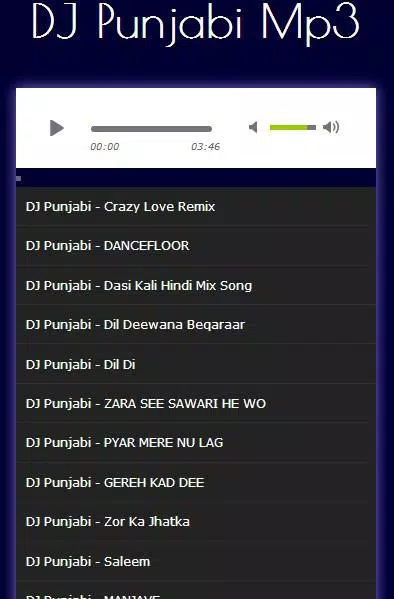 DJ Punjabi - English Remix Songs Mp3 APK for Android Download