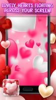 Poster 3D Love Heart Live Wallpaper
