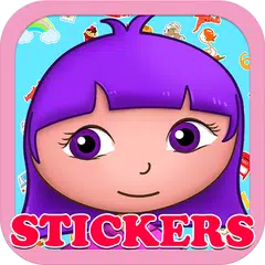 Dora baby stickers book games