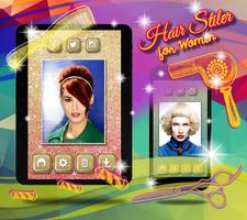 Hair Styler App for Women capture d'écran 1