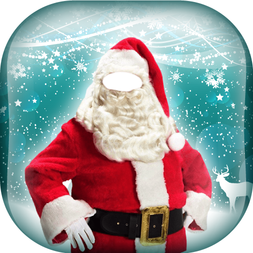 Fotomontaggio di Babbo Natale