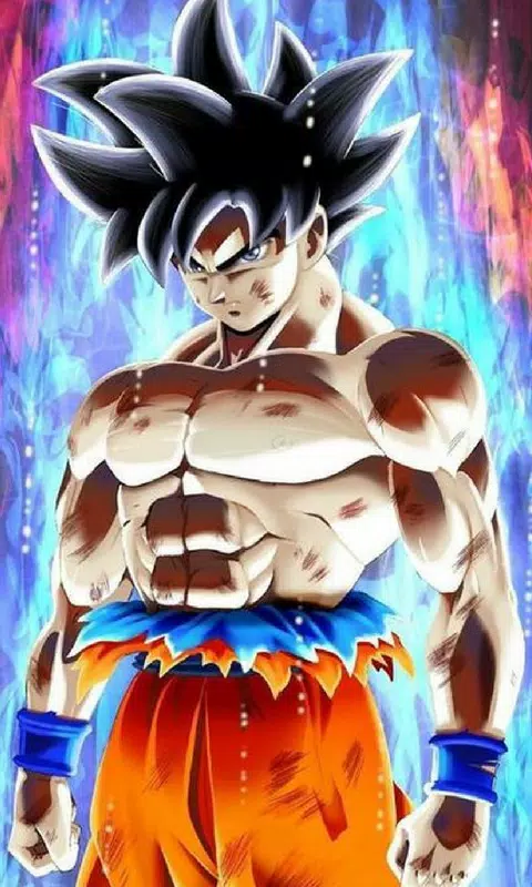 Super Saiyan Goku Wallpaper 4K, Dragon Ball Z, AI art
