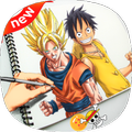 ”Draw -DBZ and Luffy