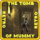 The Tomb of Mummy retro icon