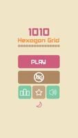 1010 Hexagon Grid Fit Puzzle الملصق