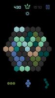 1010 Hexagon Grid Fit Puzzle تصوير الشاشة 2