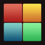1010 Square Grid Fit Unblock أيقونة