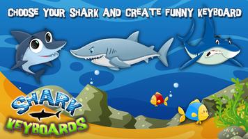 Hungry Shark Keyboard Design - Cool Keyboard Skins poster