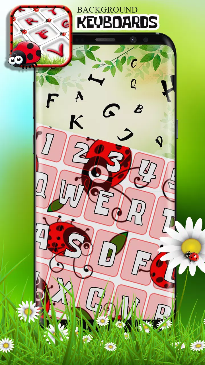 Ladybug Keyboard Theme - Cute Keyboard Designs APK pour Android Télécharger