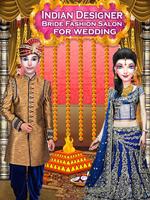 Indian Designer Bride Fashion Salon For Wedding पोस्टर
