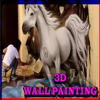 3D Wall Painting Ideas Affiche